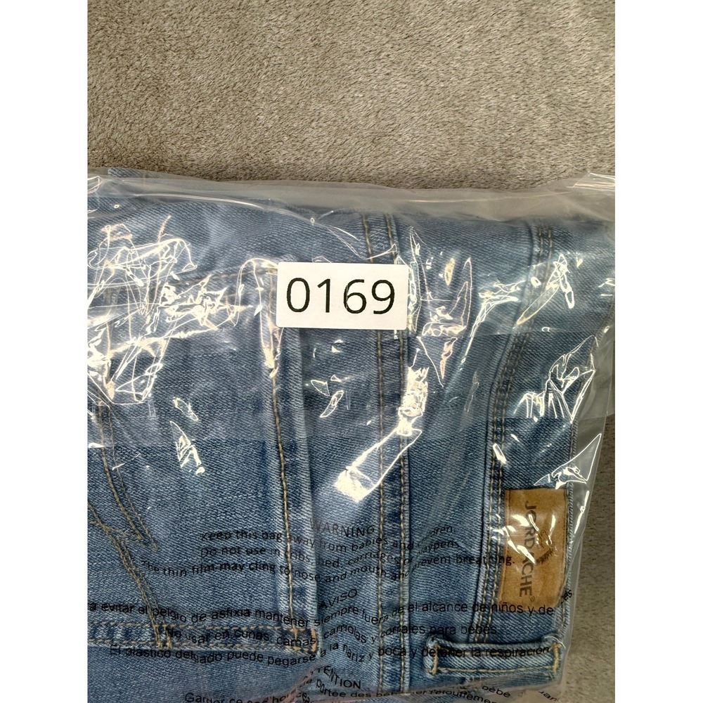 Jordache Bootcut Jeans Girls 16 Blue Denim Cotton Adjustable Waist Streetwear - Picture 5 of 5